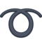 Curly Loop emoji on Facebook